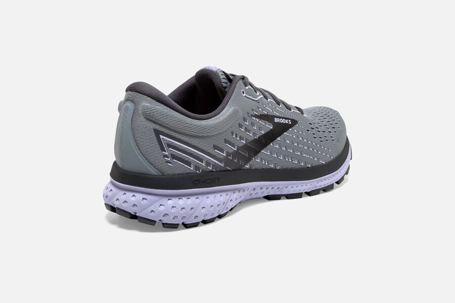 Brooks Israel Ghost 13 Road Running Shoes Womens - Grey/Black/Purple - OWT-923065